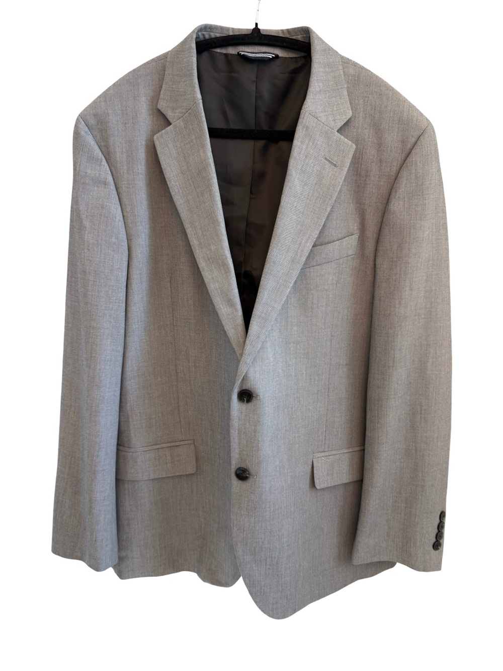 Nautica Modern Fit Gray Blazer Sport Coat Men's 42R Wool Look Stretch
